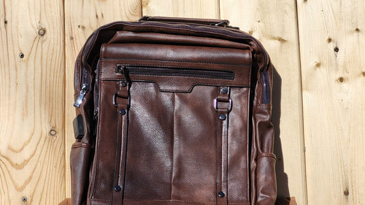 Retro Genuine Leather Backpack